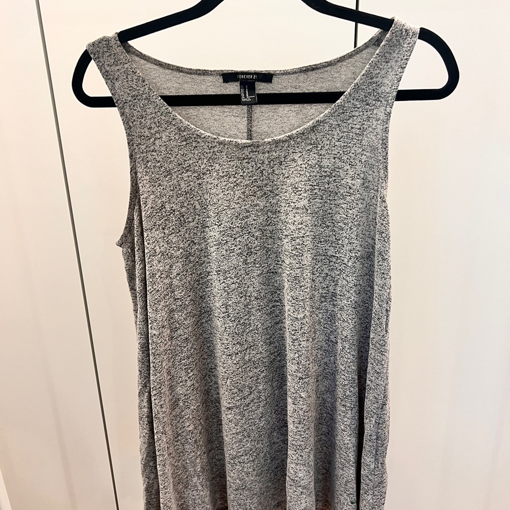 Forever 21 Heathered Gray Tank Top